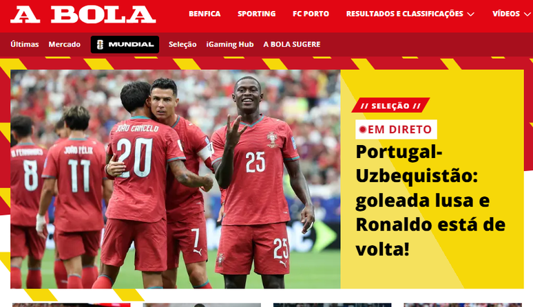 Jornal A Bola